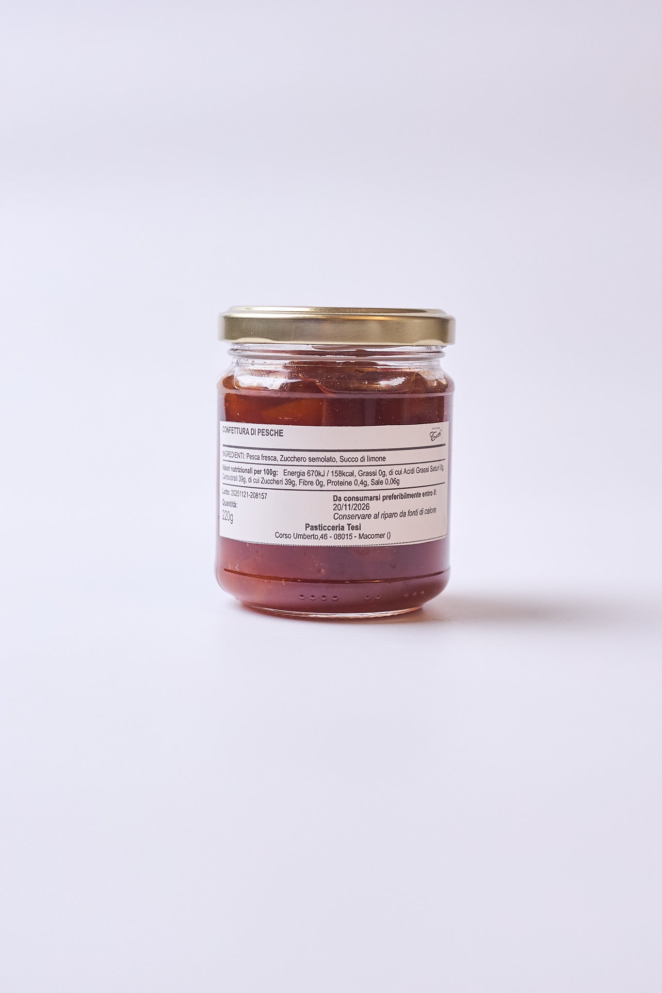 confettura di pesche